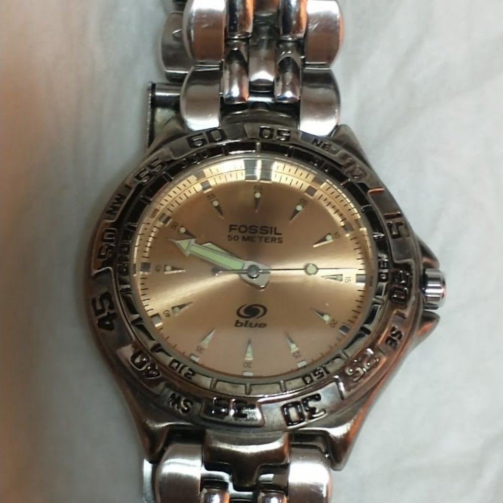Fossil men watch, classic watch Silver, Jewelry, Relo para hombres